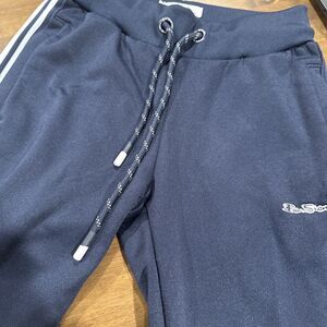 NWT Ben Sherman Joggers Men's  Pants Size S Sweatpants Zip Pockets Blue